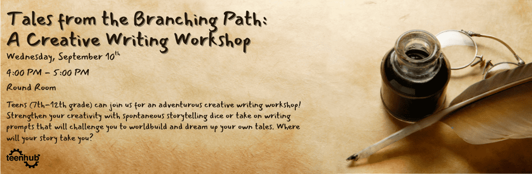 image for Tales from the Branching Path: A Creative Writing Workshop for Teens
