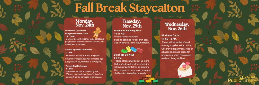 image for Fall Break Staycation