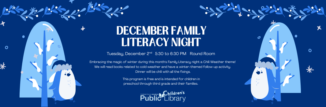 image for December Family Literacy Night