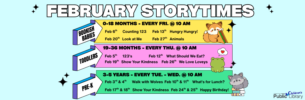image for February Storytimes