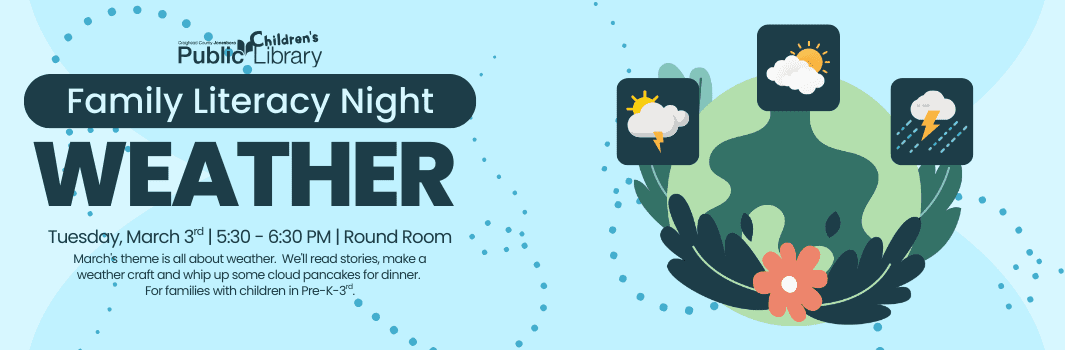 image for Family Literacy Night - Weather