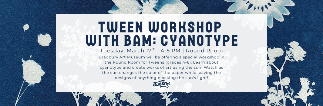 image for Tween Workshop with BAM: Cyanotype