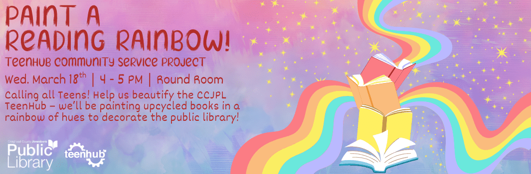 image for Paint a Reading Rainbow! - TeenHub Community Service Project