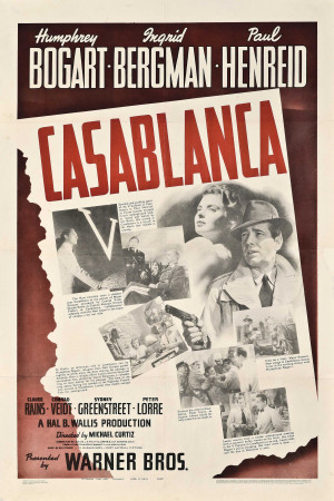 The poster for 1943's Casablanca